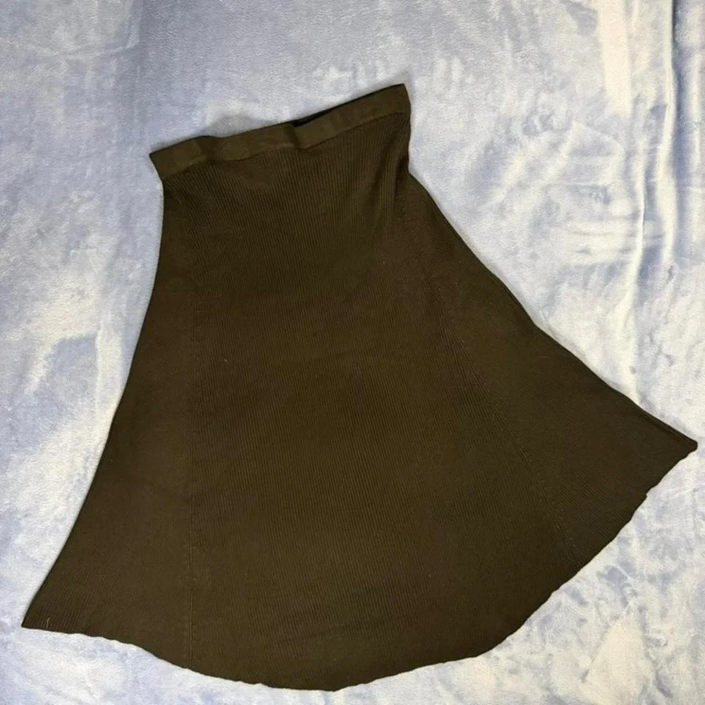 Vintage appraisal Black strapless tube‎ top with flared hem. Women Size: L